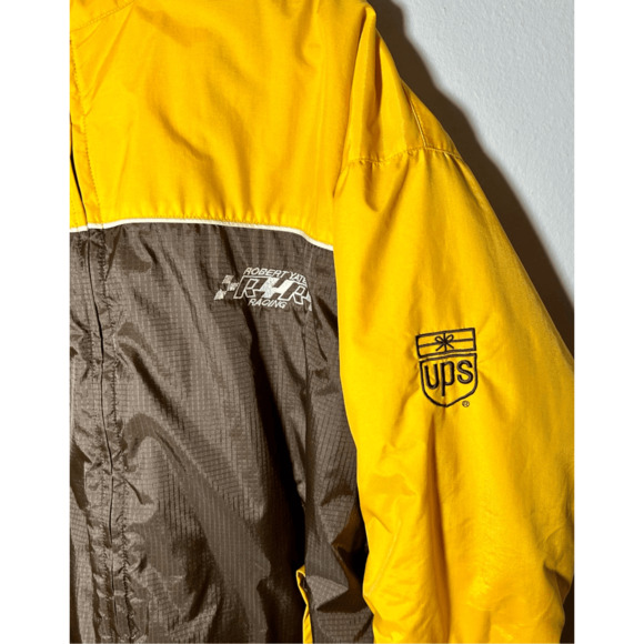 Vintage Dale Jarrett UPS #88 Ford Racing NASCAR Brown & Gold Chase Authentics XL - Picture 5 of 12